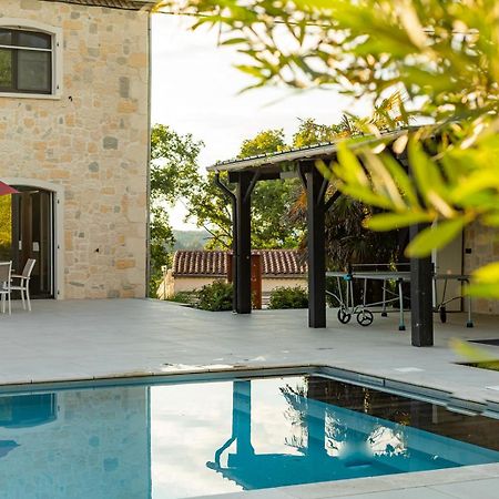 Villa Au Petit Bonheur Avec Clim - Hameau Au Calme - Piscine Chauffee - Petanque Moncrabeau Екстер'єр фото